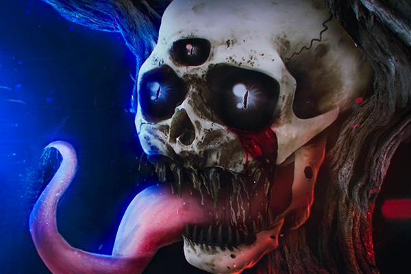 Арт на helloween скелет